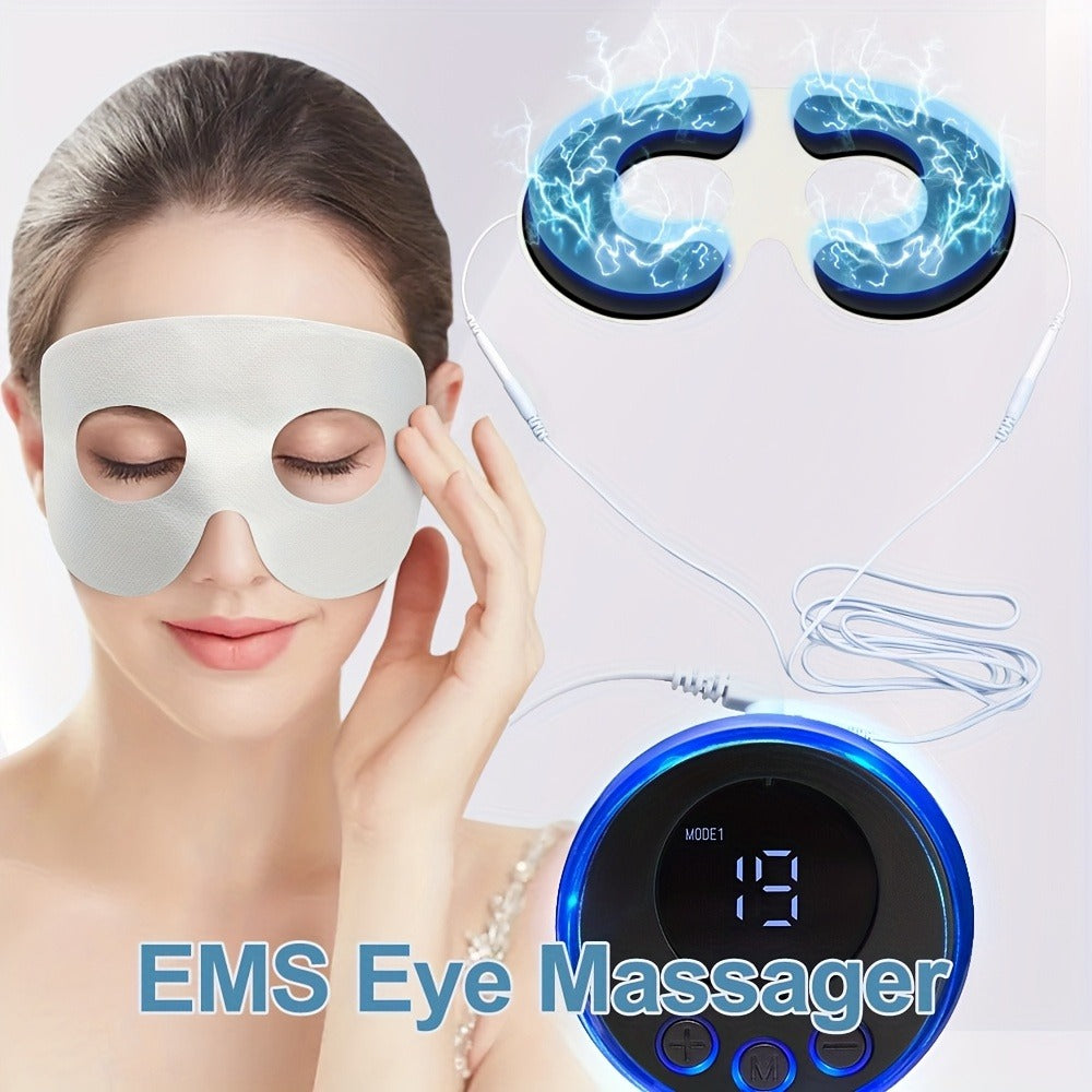 EMS Facial & Eye Massager Microcurrent TENS Device FDA Cleared Face Slimming Eye Lift 6 Modes 10 Levels for Home or Salon Spa
