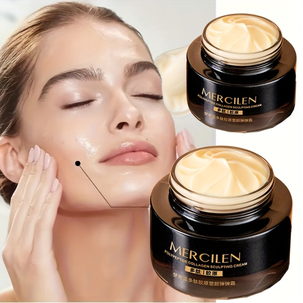 Face Cream Collagen Hyaluronic Acid Formula with Squalane, Glycerin and Alcohol-Free Bottle Format — image 11