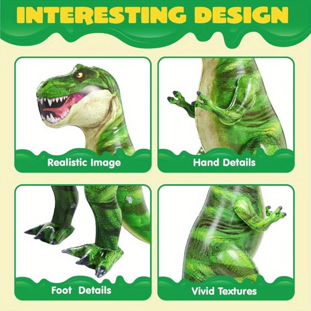 Giant Inflatable T-Rex Dinosaur 37 Inch, Tyrannosaurus Rex Blow Up Toy Safe with the Listed Color, Size or Set Options for Ev