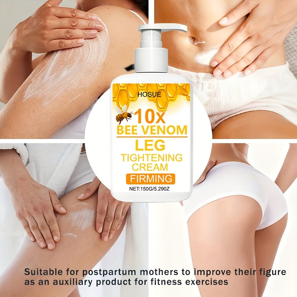 Body Cream HOSUE 150g Pump Bottle with Bee Venom Ingredient Label for Arms, Thighs and Abdomen Application — image 5