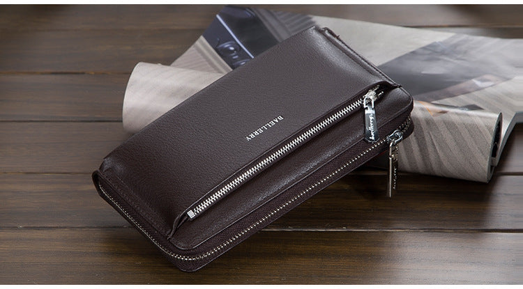 Large-capacity Zippered Clutch For Men