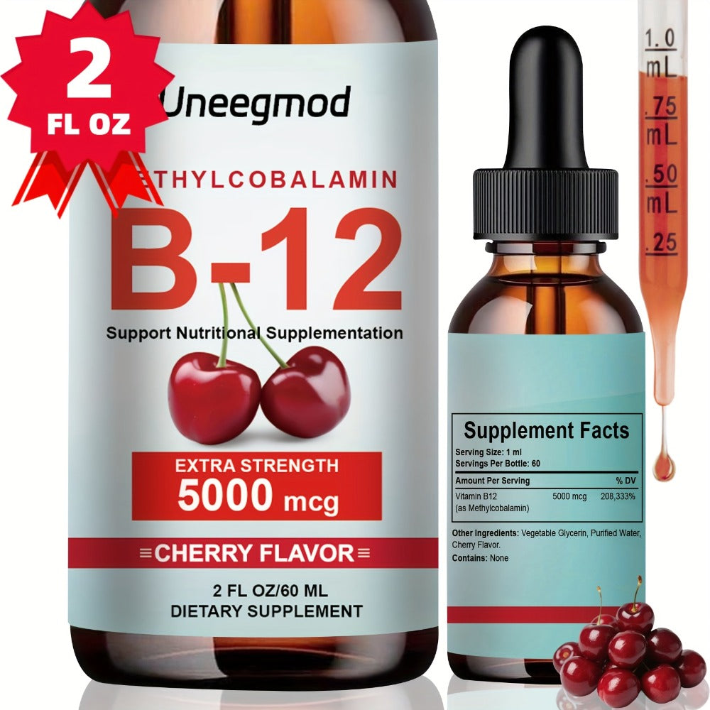 Sublingual Vitamin B12 Liquid Drops 5000mcg Methylcobalamin for Bath Time, Home Spa and Personal Care — image 8