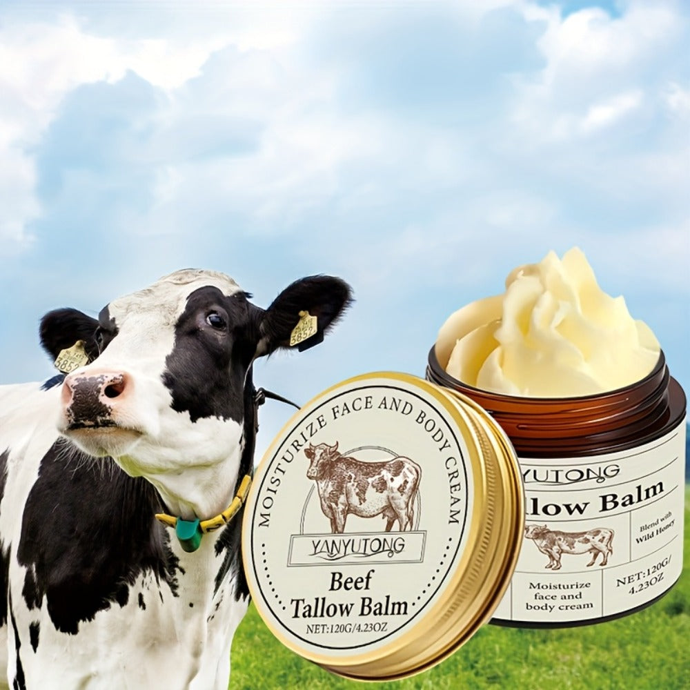 Vanilla Butter Body Cream 100% Natural Grass-Fed for Women Dry Rough Sensitive Skin Nourishing Face Body Lotion 120g — image 
