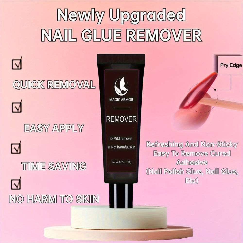 Press On Nail Glue and Remover Kit with 10g Clear Drying Adhesive for Acrylic and False Nails — image 7