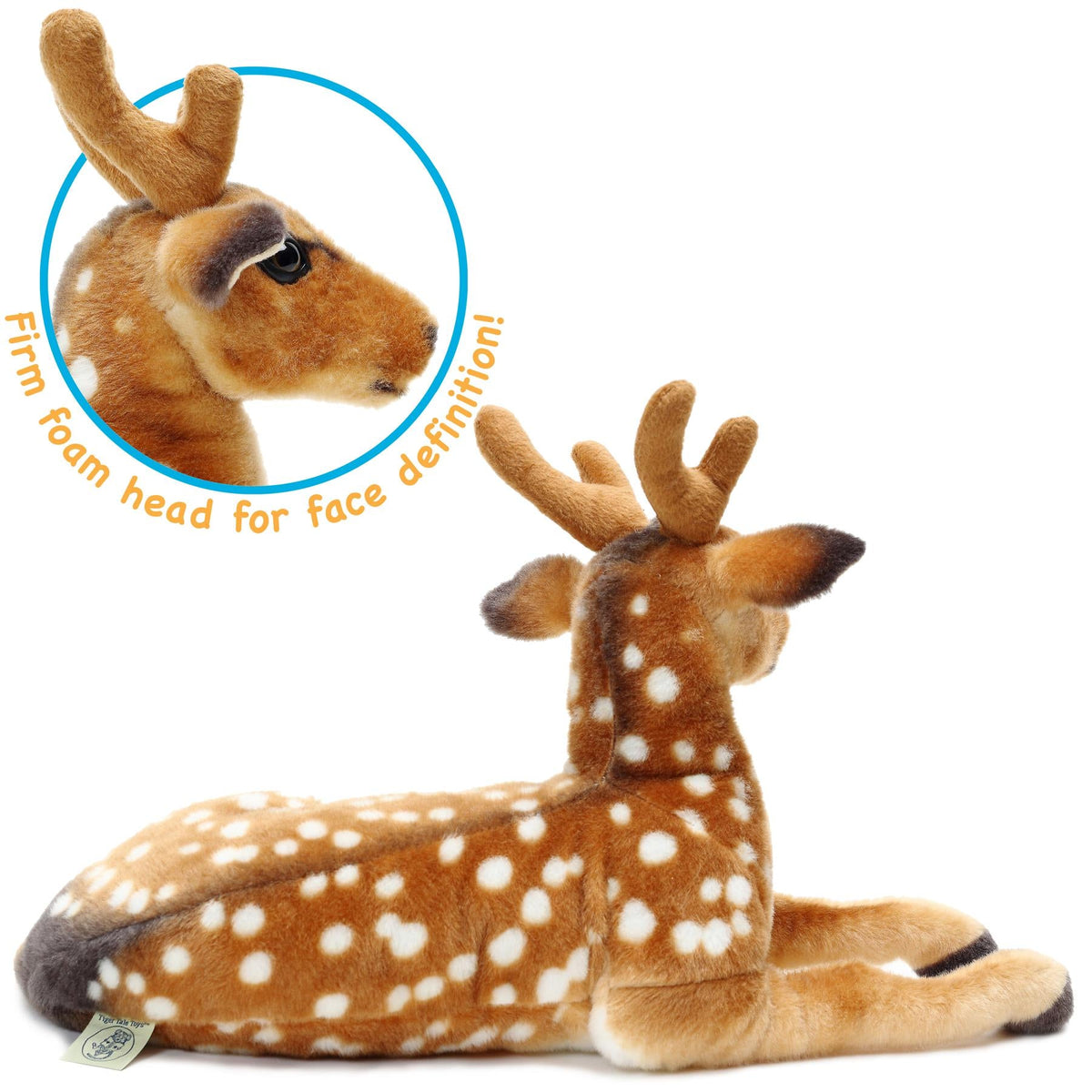 Large Deer Stuffed Animal Plush 21 Inch, Dorbin the Deer Realistic Woodland Plush Toy by Viahart — image 6