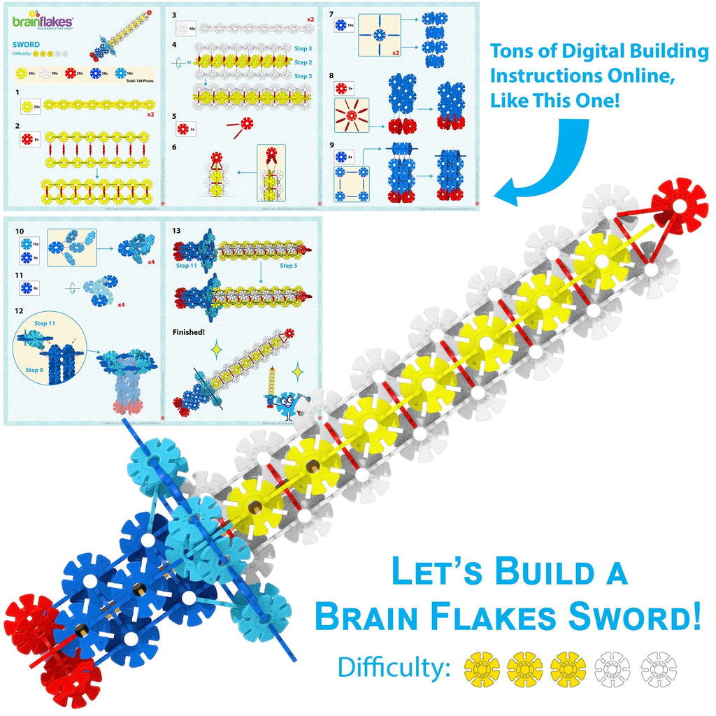 Brain Flakes Interlocking Disc Building Set 500 Pcs with the Listed Color, Size or Set Options for Everyday Use — image 15