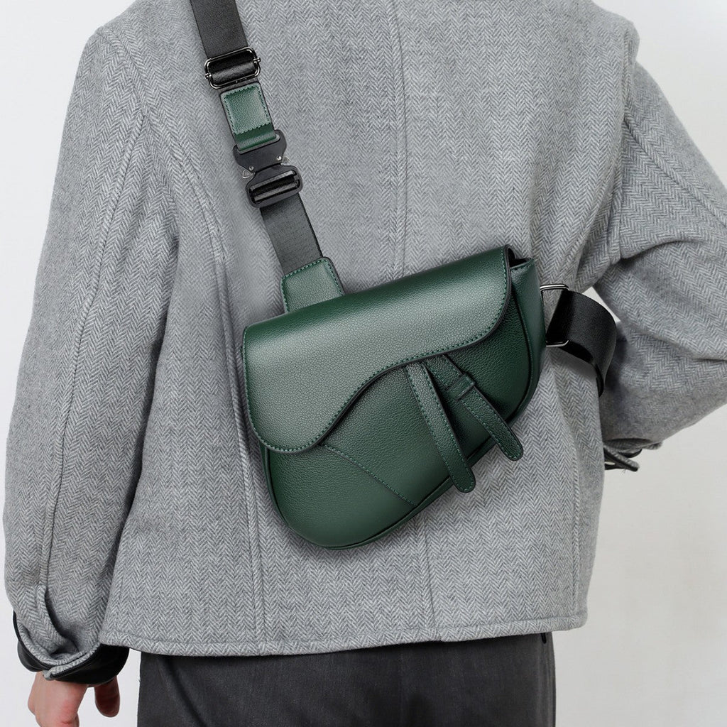 Unisex Saddle Shoulder Crossbody Chest Bag