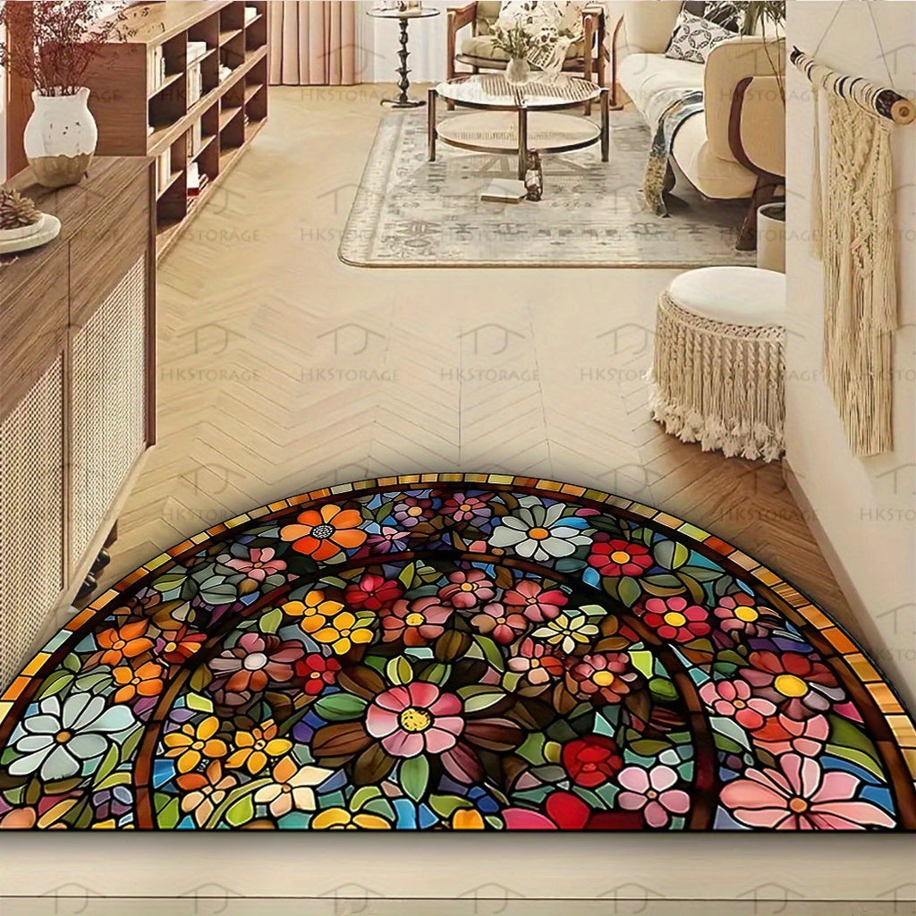 Door Mat | Washable Mandala Welcome Mat Entryway Bedroom Patio — image 6