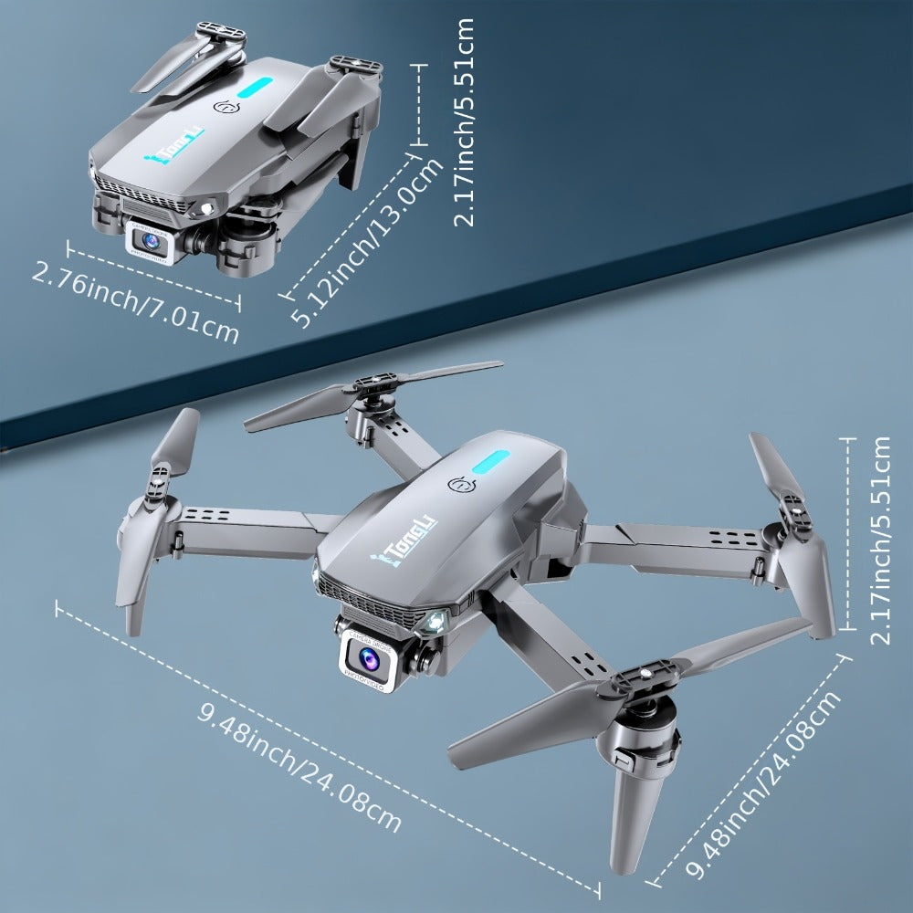 Foldable HD Camera Drone Free Storage Bag USB-C Charging 3D Flips Single or Dual Camera Built-in Screen Remote — image 11