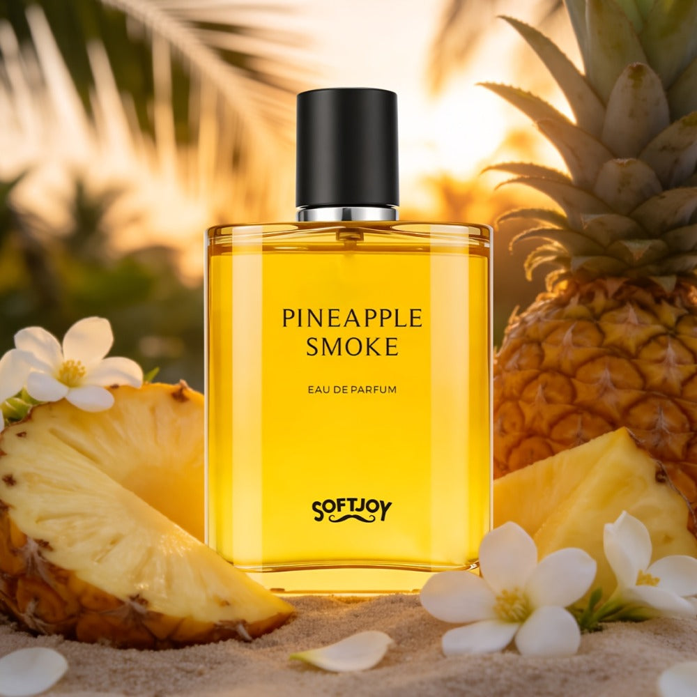 Perfume for Men in 3.04 oz Gold Bottle with Pineapple, Blackcurrant, Birch and Smoky Scent Profile — image 3