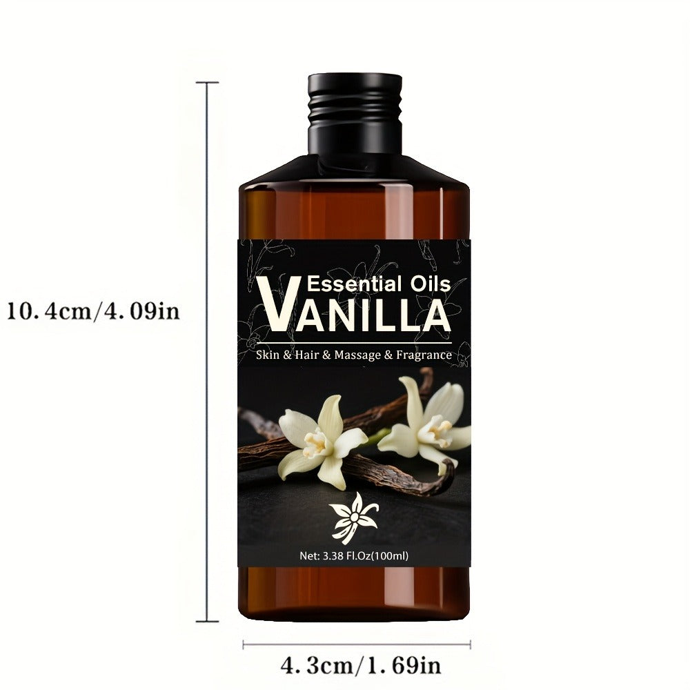 Aromatherapy Oil Vanilla Blend with Castor, Jojoba, Glycerin and Plant Extract in 100ml Bottle — image 5