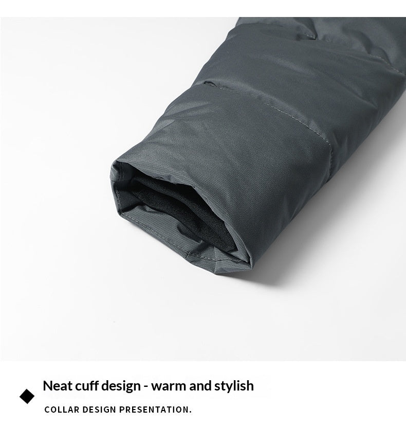 New Mens Graphene Cotton Jacket With A Detachable Hoodextra-thick And On-trend