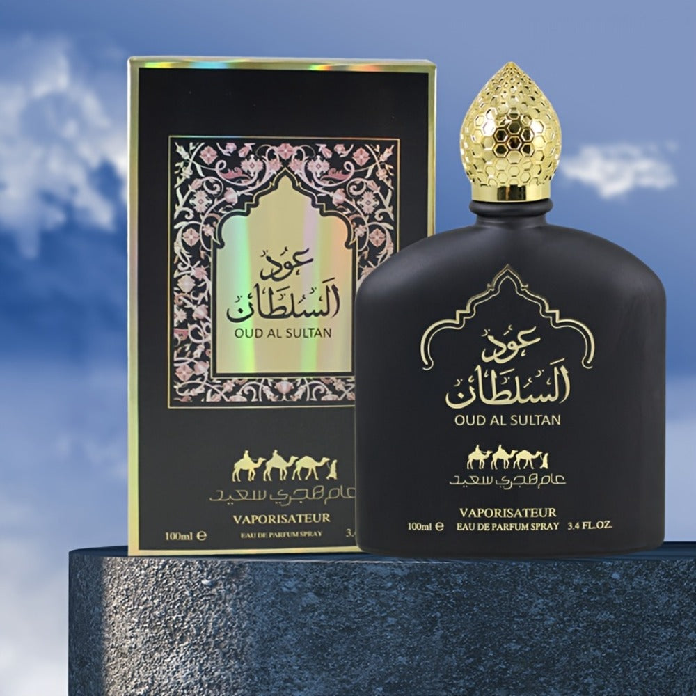 Men's Cologne Arabic Dubai Oud Eau de Parfum, Woody Floral Fruity Fragrance 3.38 oz, Middle Eastern Scent for Date Night — im