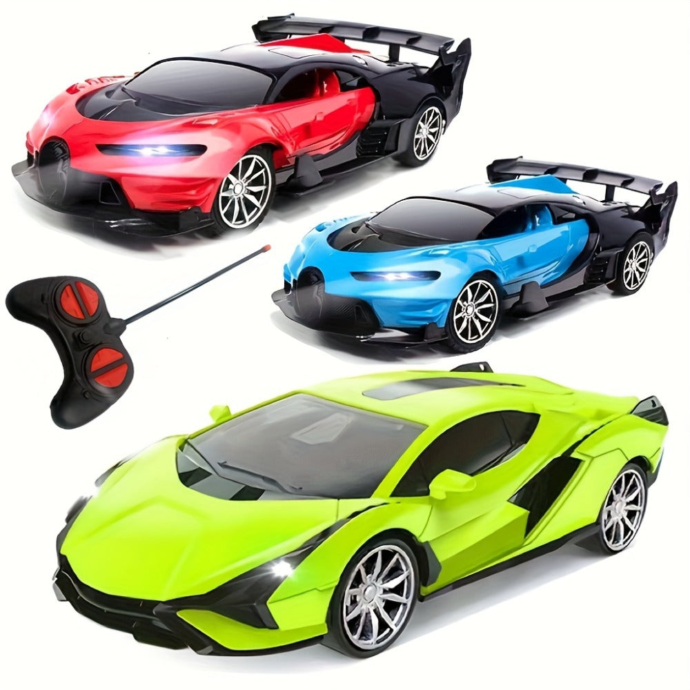 High-Speed Drift RC Car 1:24 Scale with LED Lights 4-Channel Simulation Model Remote Control Car for Kids Boys Girls — image 