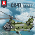 Chinook Helicopter Building Blocks Set 1622 Pcs – US Military CH-47 Transport Helicopter MOC Model Kit Adults Teens Aviation 
