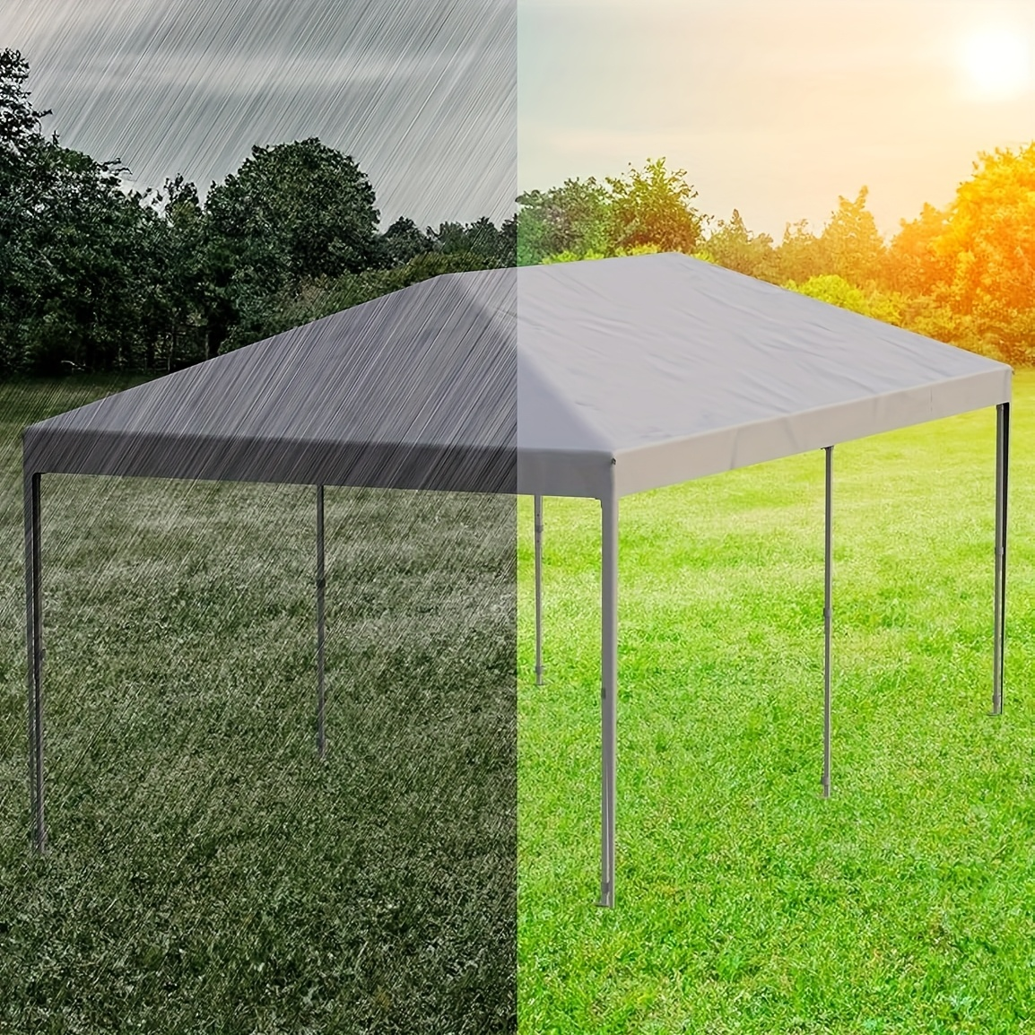 10'x20' Instant Canopy Tent - High Quality Pop-Up Event Shelter with Sidewalls, Portable Outdoor Party tent for Weddings — im