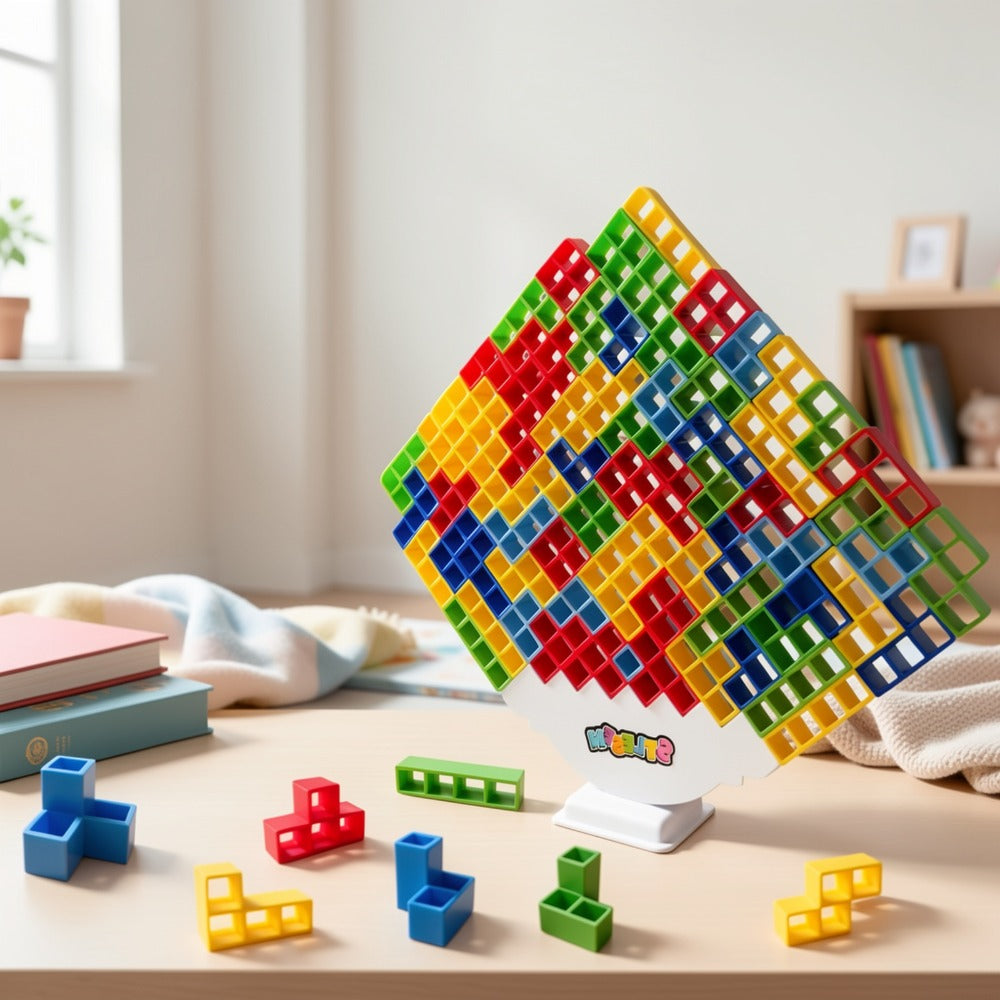 Balancing Stacking Blocks Game Set with the Listed Color, Size or Set Options for Everyday Use — image 10