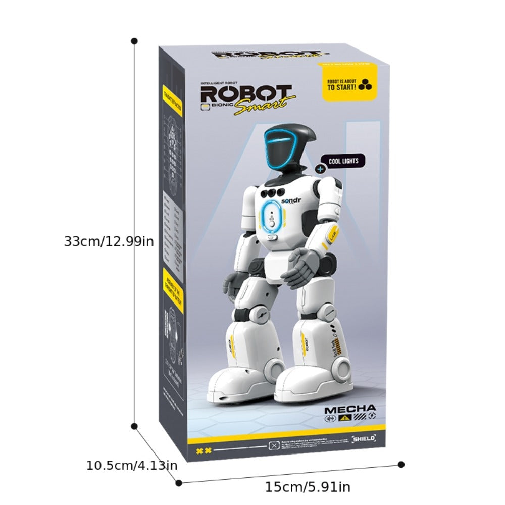 Smart Humanoid Robot Toy with Gesture Sensor & Voice Recorder, Advanced Pose-Controlled Joints, Smart Remote Control — image 