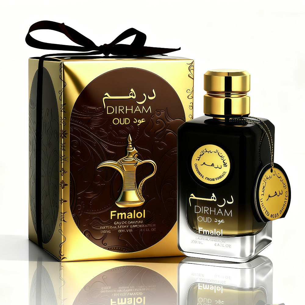 Agarwood Oud Arabic Perfume for Men 3.4 oz Luxury Woody Oriental Cologne - Dubai Middle East for Bath Time, Home Spa and Pers