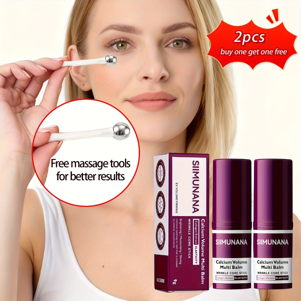 Collagen Calcium Korean Beauty Bar Cream Multi-Purpose Face Lip Body Fragrance Formula Sensitive All Skin Types Portable Unis