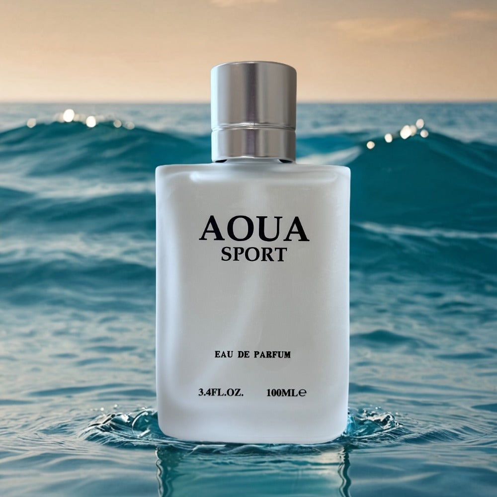 Perfume for Men AOUA 3-Pack with Three 3.4 oz Bottles and Citrus, Jasmine, Woody-Musk Profile — image 2