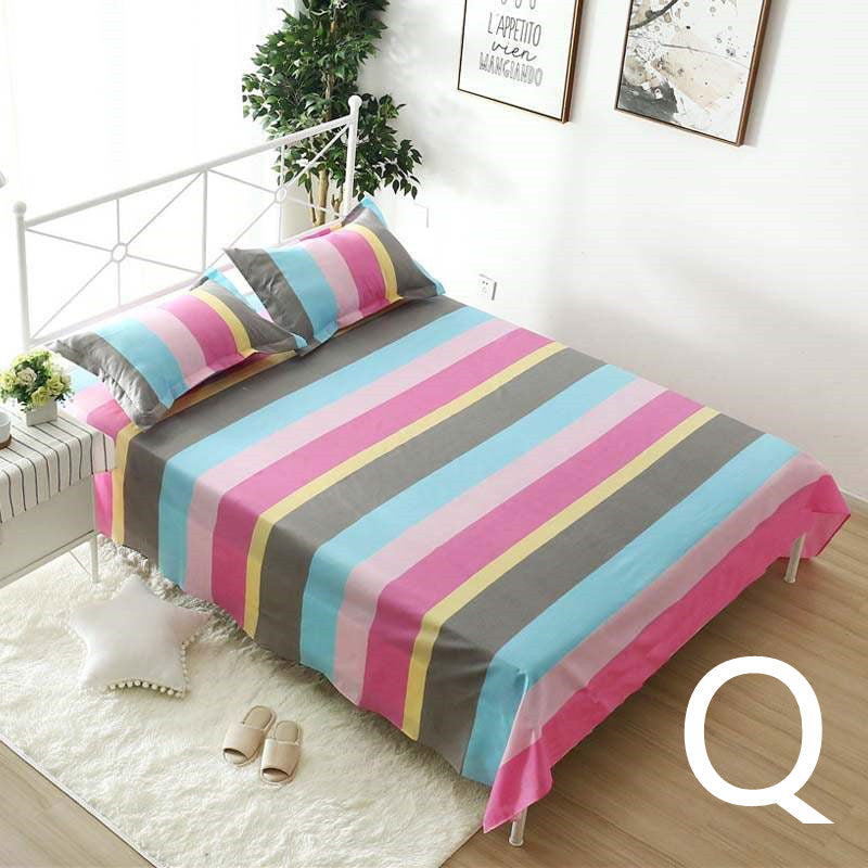 Single Double Bed  Flat Sheet Bedding