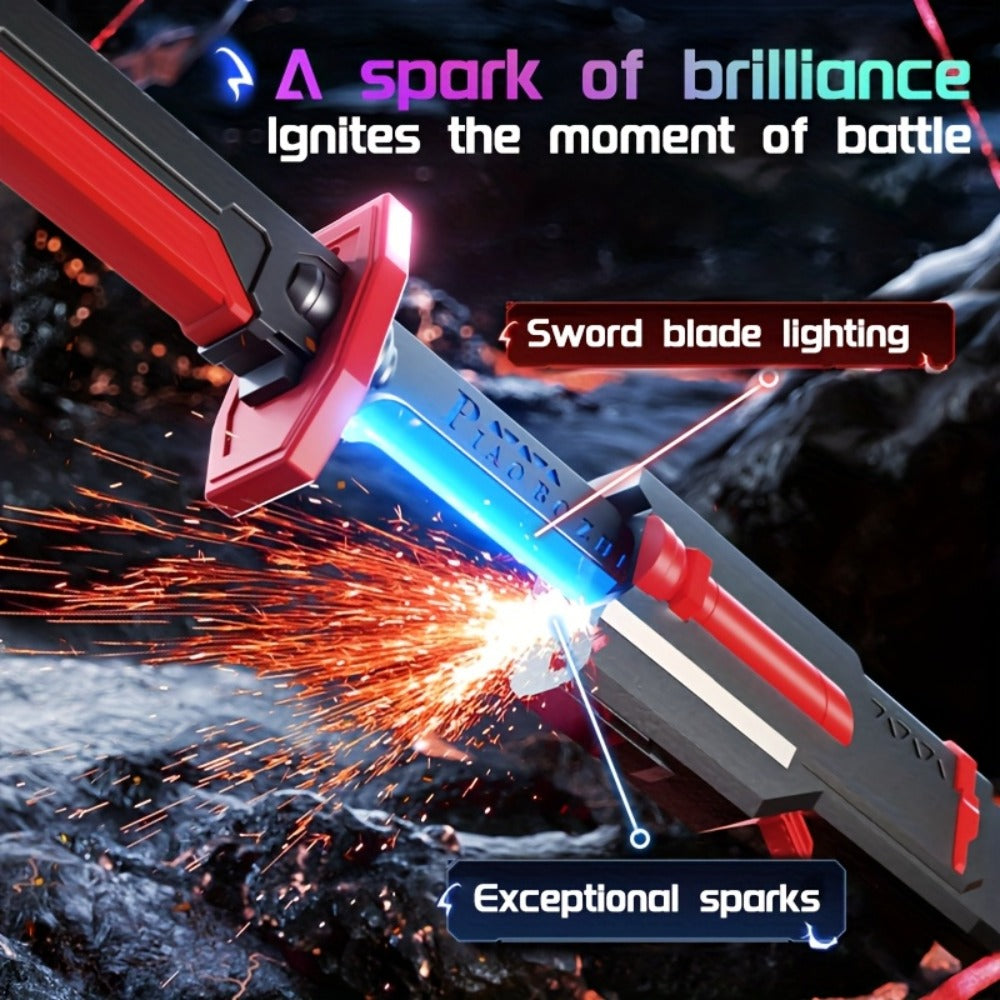 LED Katana Sword 31.5" Pro Cosplay Light Katana with Ejecting Spark, Water Mist, Multi-Color LED & Sound Effects — image 5