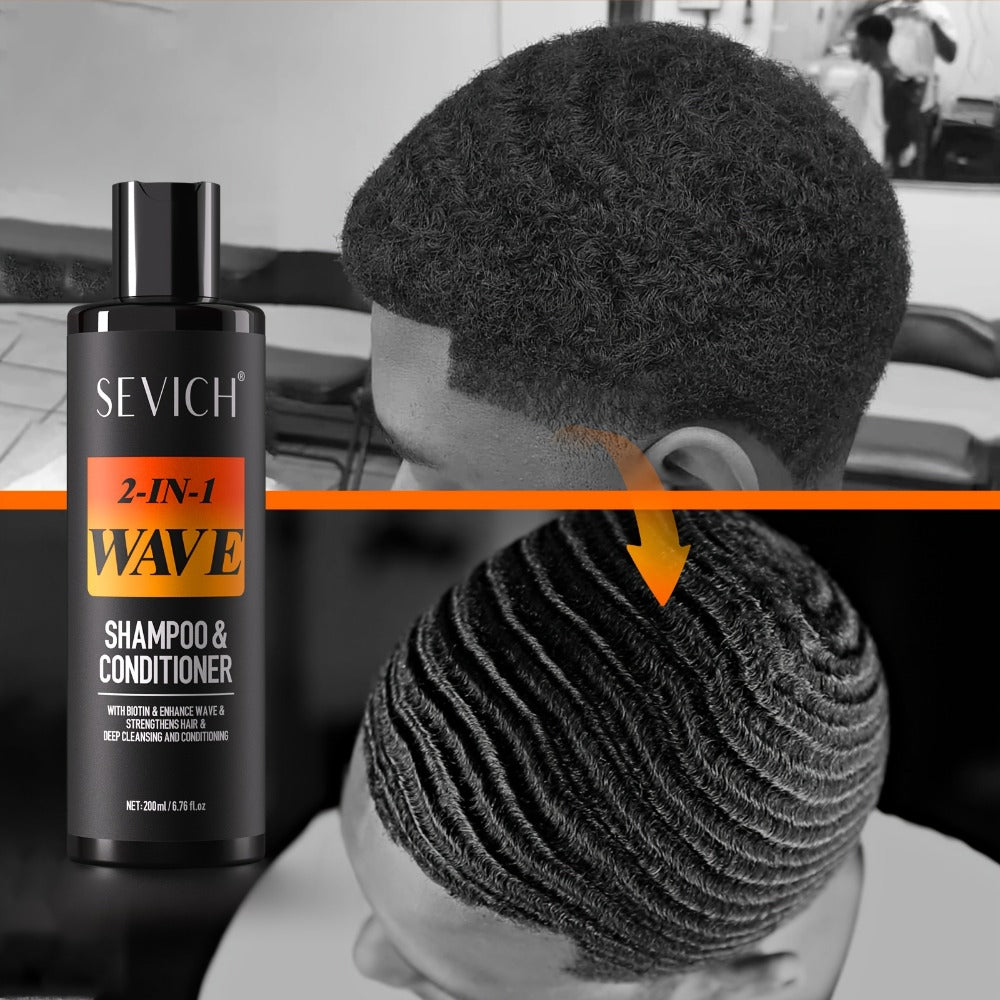 360 Wave Shampoo & Pomade for Men 2-in-1 with Biotin & Glycerin, Deep Cleansing Conditioning Formula — image 9