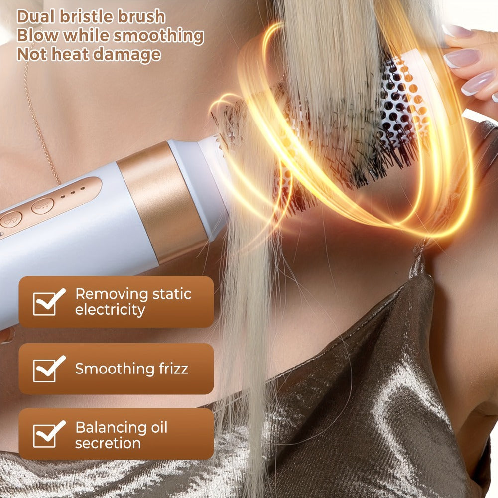 7-in-1 Hot Air Brush Hair Styling Tool with 110, 000 RPM Motor, Diffuser and Attachment Set — image 9