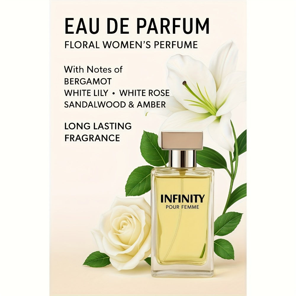 Floral Oriental Perfume for Women Eau de Parfum 75ml, Lady One Bergamot White Lily Rose Sandalwood Amber EDP Spray — image 14