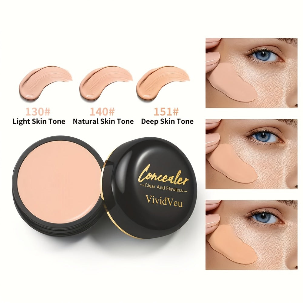Waterproof Matte Concealer 3 Pack, Full Coverage Plant-Based Formula for Dark Circles, & Blemishes — image 8