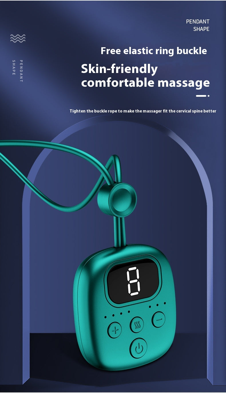 Pendant Neck Mini Neck Double Pulse Massager
