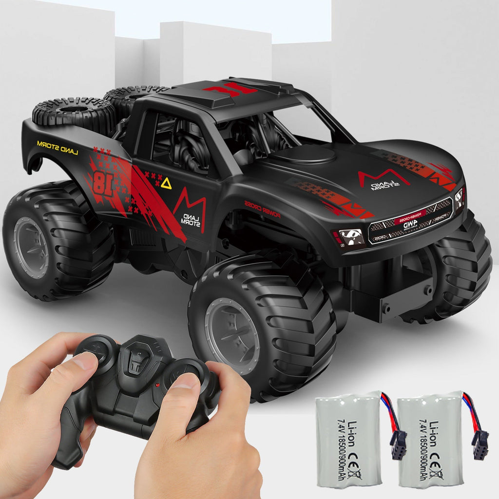 RC Monster Truck or Pickup 1:16 Scale in Five Body and Color Styles with 4WD Layout and Two Rechargeable Batteries — image 42