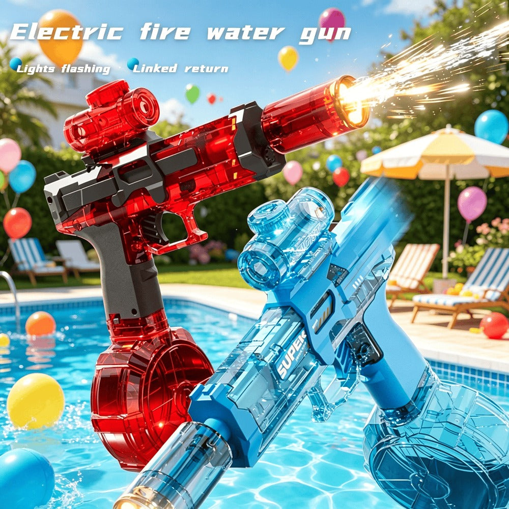 2-Piece Light-Up Automatic Water Spray Toy Set with LED Effects, Sound and Three Color-Pair Options — image 1