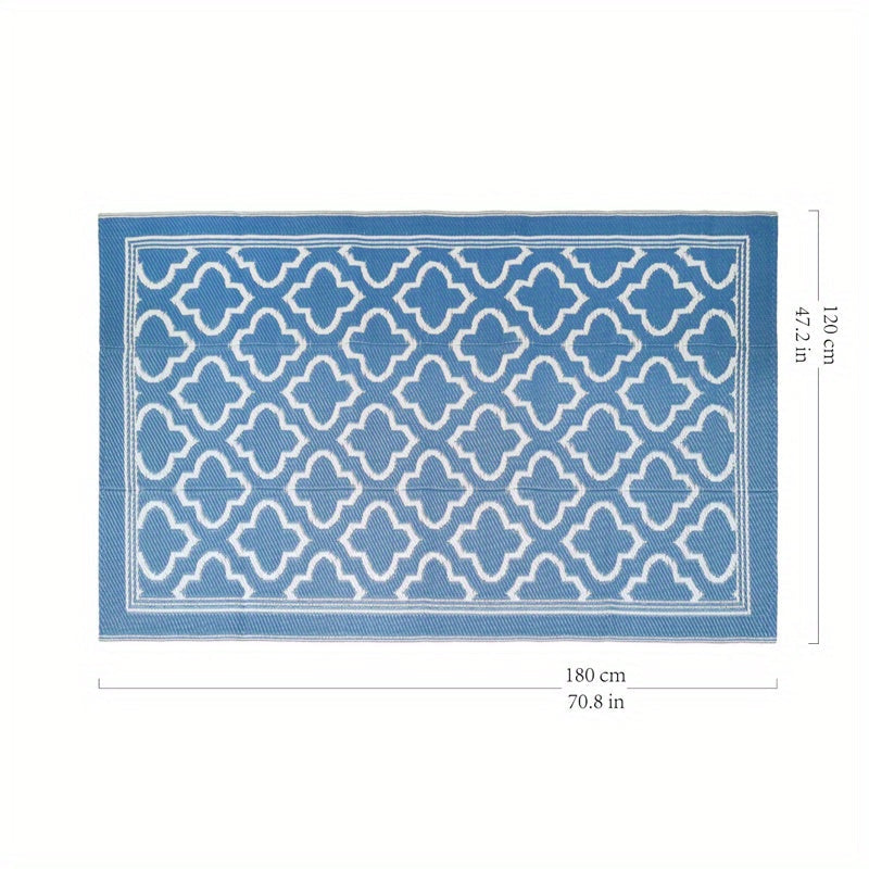 Outdoor Mat | Reversible Foldable Polypropylene RV Camping Patio Picnic — image 3