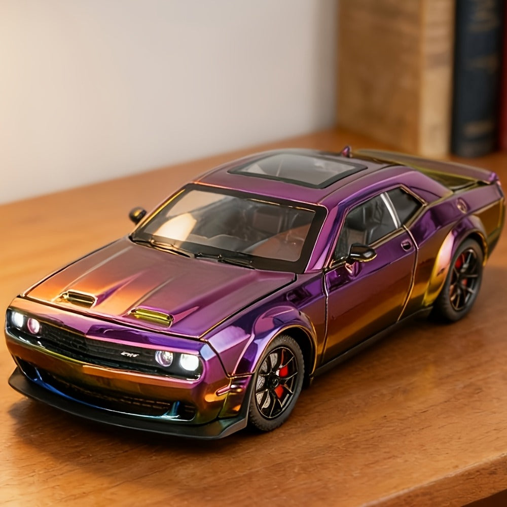 1:24 Scale Die-Cast Sports Car Model Collectible - Zinc Alloy Static Ornament with Realistic Details — image 4