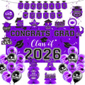 Class of 2026 Graduation Decoration Set with Letter Banner, Hanging Pieces and Six Color Options — image 18