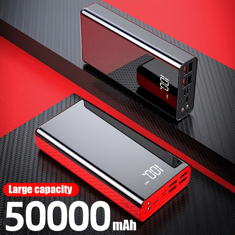 Power Bank 100000mAh 22.5W Super Fast Charging Two-Way USB-C Digital Display Large Capacity Portable Charger for Travel Campi
