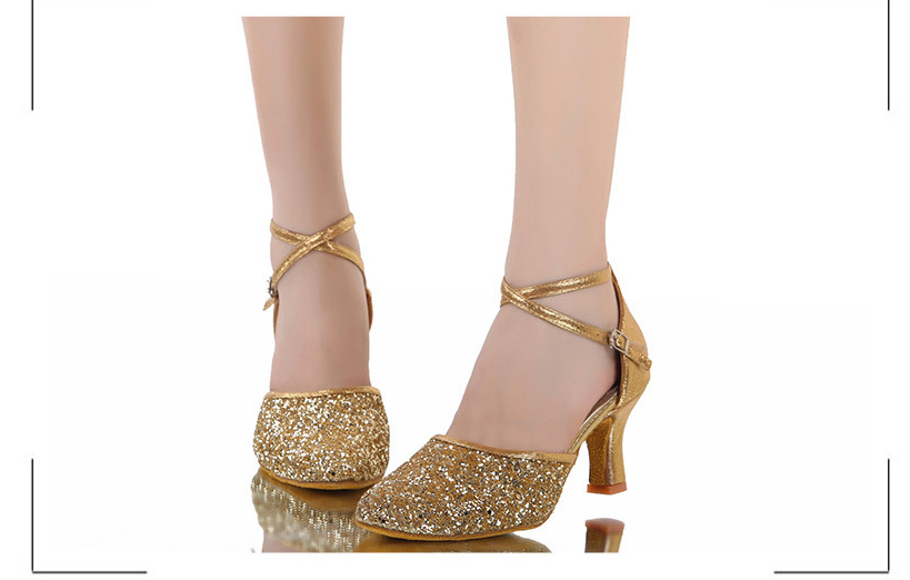 Women High Heeled Modern Latin Dance Shoes