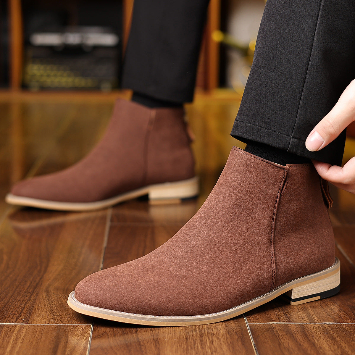 Autumn And Winter Retro Men's Matte Martin Boots