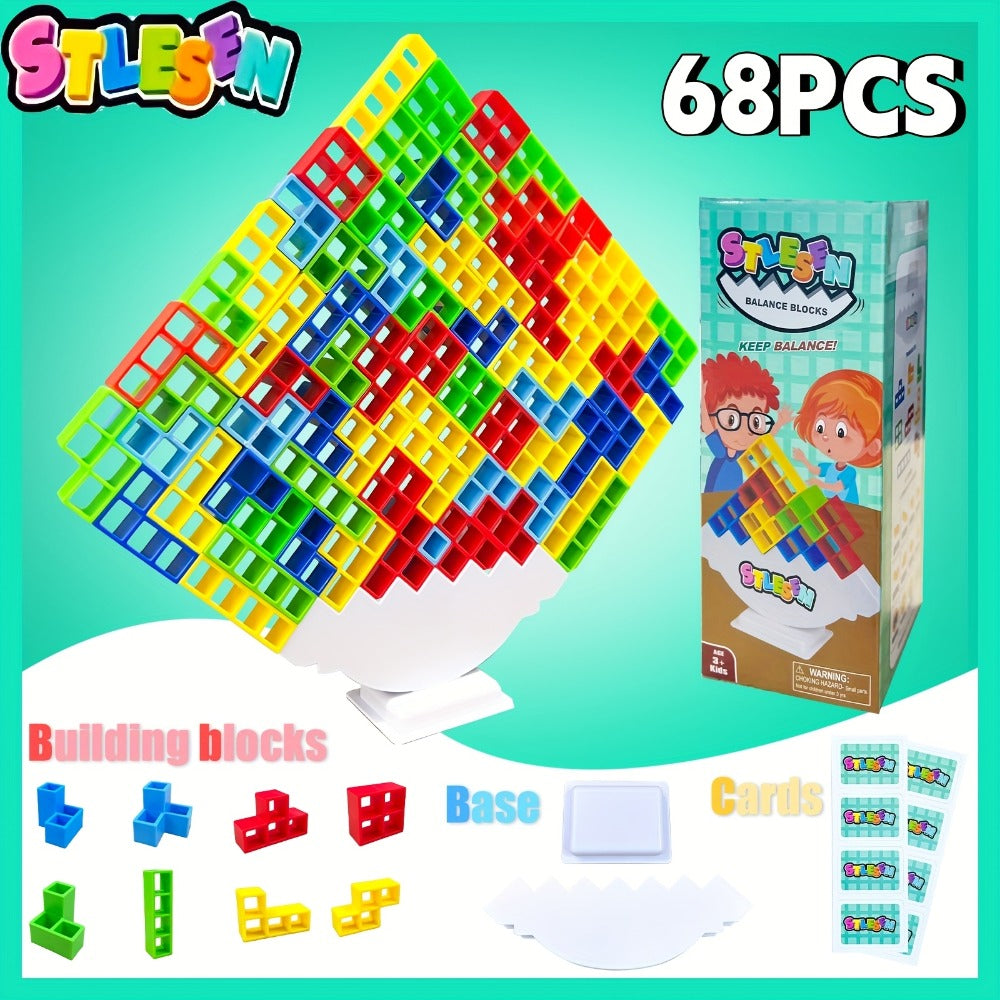 Balancing Stacking Blocks Game Set with the Listed Color, Size or Set Options for Everyday Use — image 11