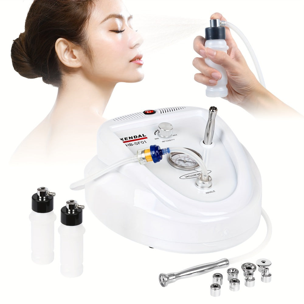 Microdermabrasion Machine Professional 3-in-1 Dermabrasion Vacuum Spray Facial Device for Bath Time, Home Spa and Personal Ca
