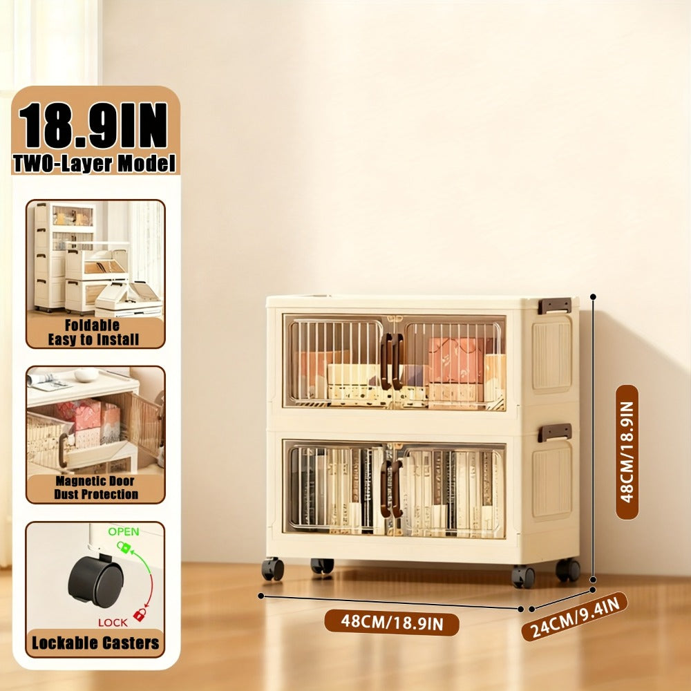 Acrylic Display Cabinet with Clear Door, Dust-Proof Blind Box Figure Showcase Shelf for Mini Toys Collectibles — image 6