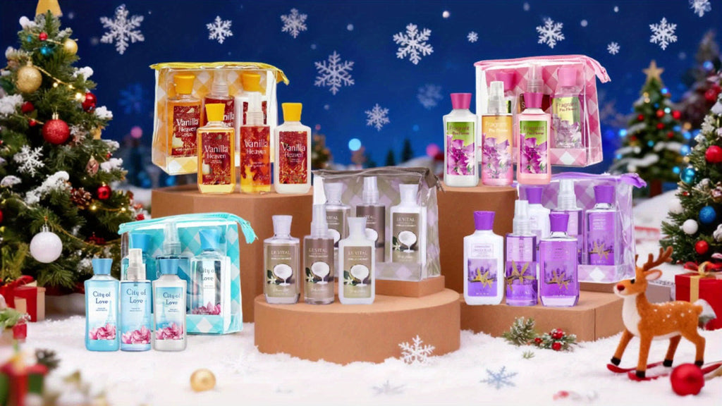 Three-Piece Peppermint Eucalyptus Bath Set with Body Lotion, Shower Gel and Fragrance Mist — image 11