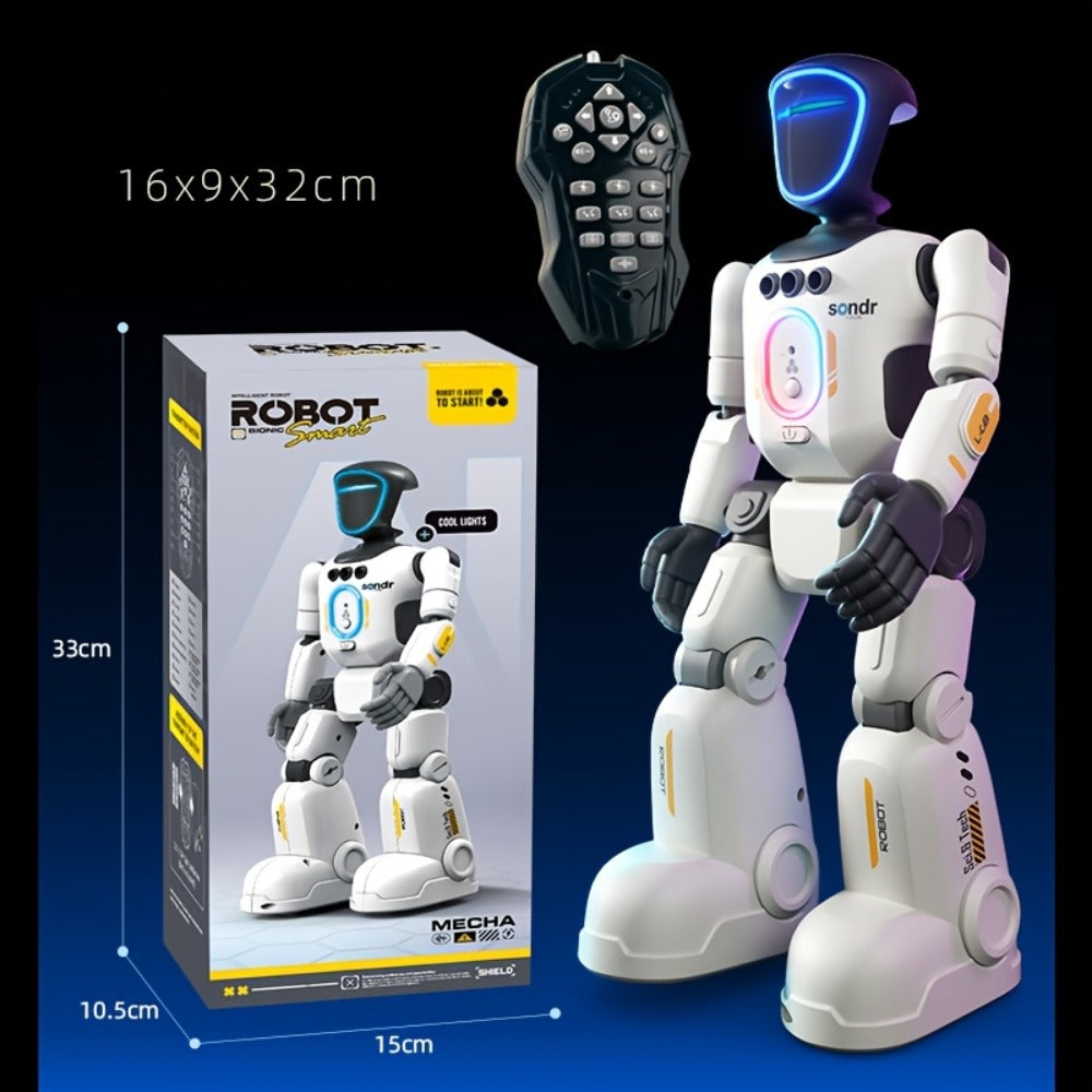 Smart Humanoid Robot Toy with Gesture Sensor & Voice Recorder, Advanced Pose-Controlled Joints, Smart Remote Control — image 