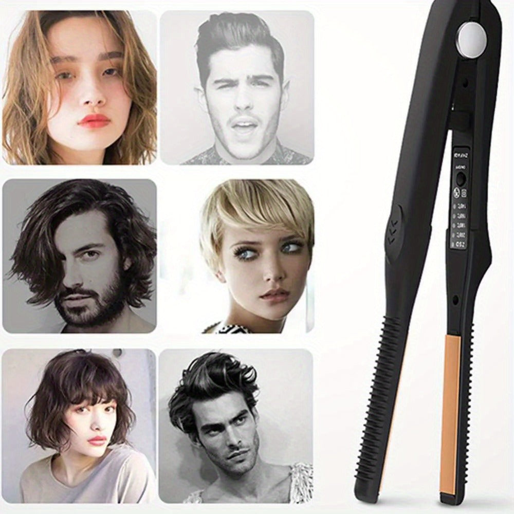 Root Crimper and Straightener Hair Styling Tool with Four Temperatures and Ceramic Plates in Black — image 9