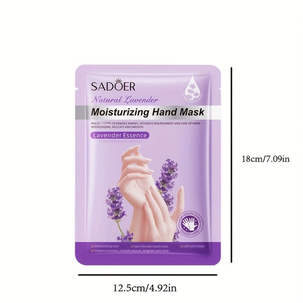 Moisturizing Hand Mask Gloves Glycerin & Lavender 4 & 8 Pairs – Natural Essential Oil Deep Hydrating Hand Spa Treatment — ima