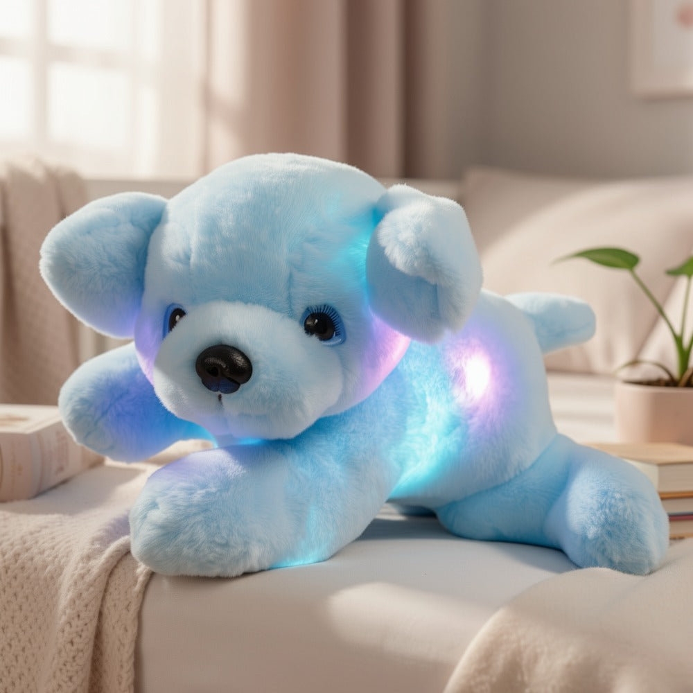 Plush Toy Blue Puppy with Light-Up Body and Music for Colorful Interactive Room Display and Gifting — image 6