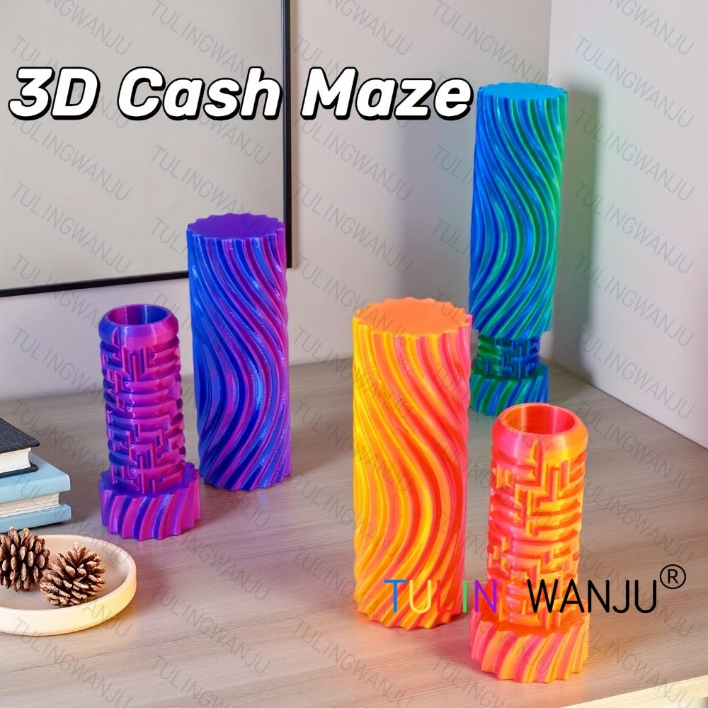 3D Cash Maze Gift Box Set of 6 – Puzzle Money Gift Box, 3D Printed Festive Present Container for Cash & Gift Cards — image 5
