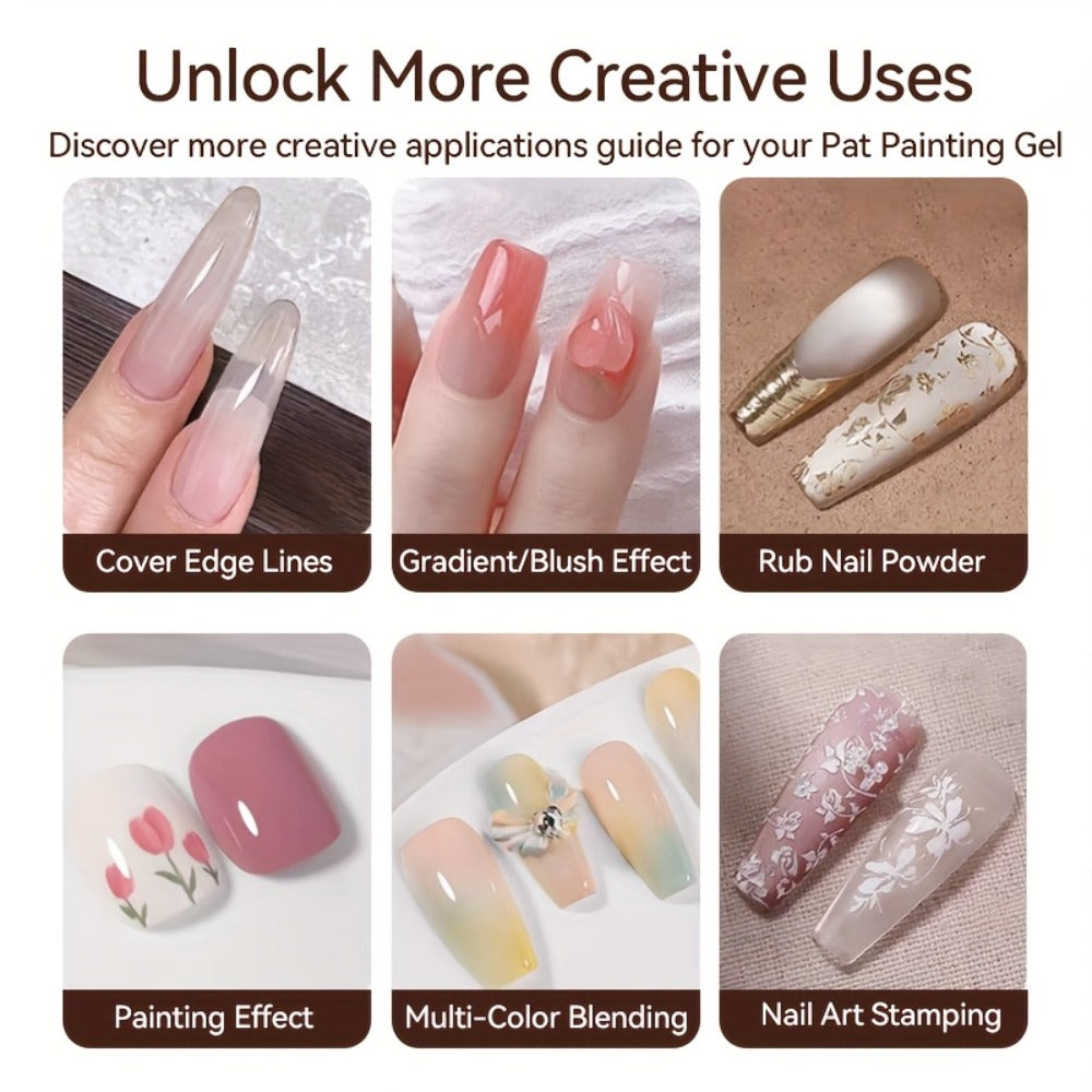 Gel Nail Polish 4-in-1 3-Piece Sets for Ombre, Stamping, Painting and Powder Art, 2 Options — image 12
